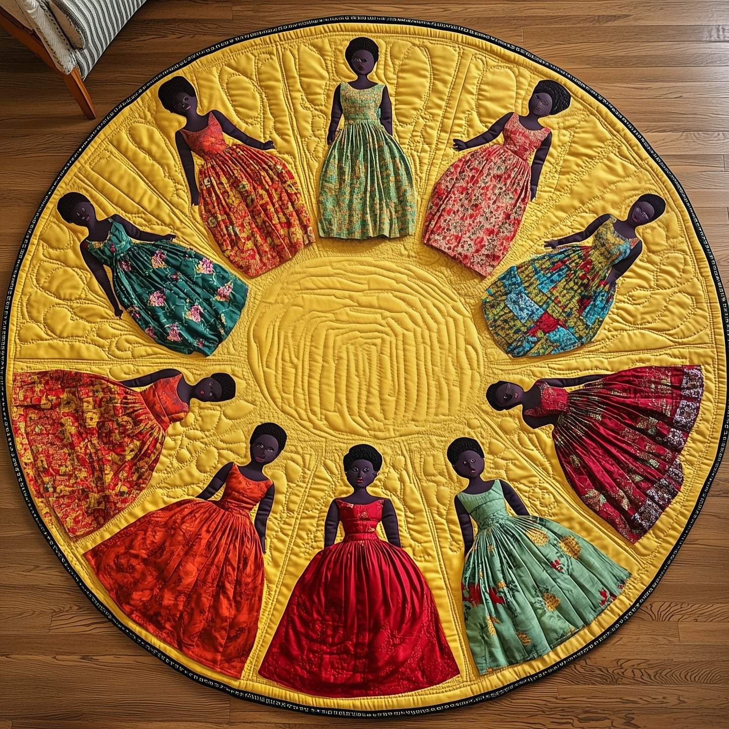 Soulbound Roots Quilted Round Mat GFTOTL4993