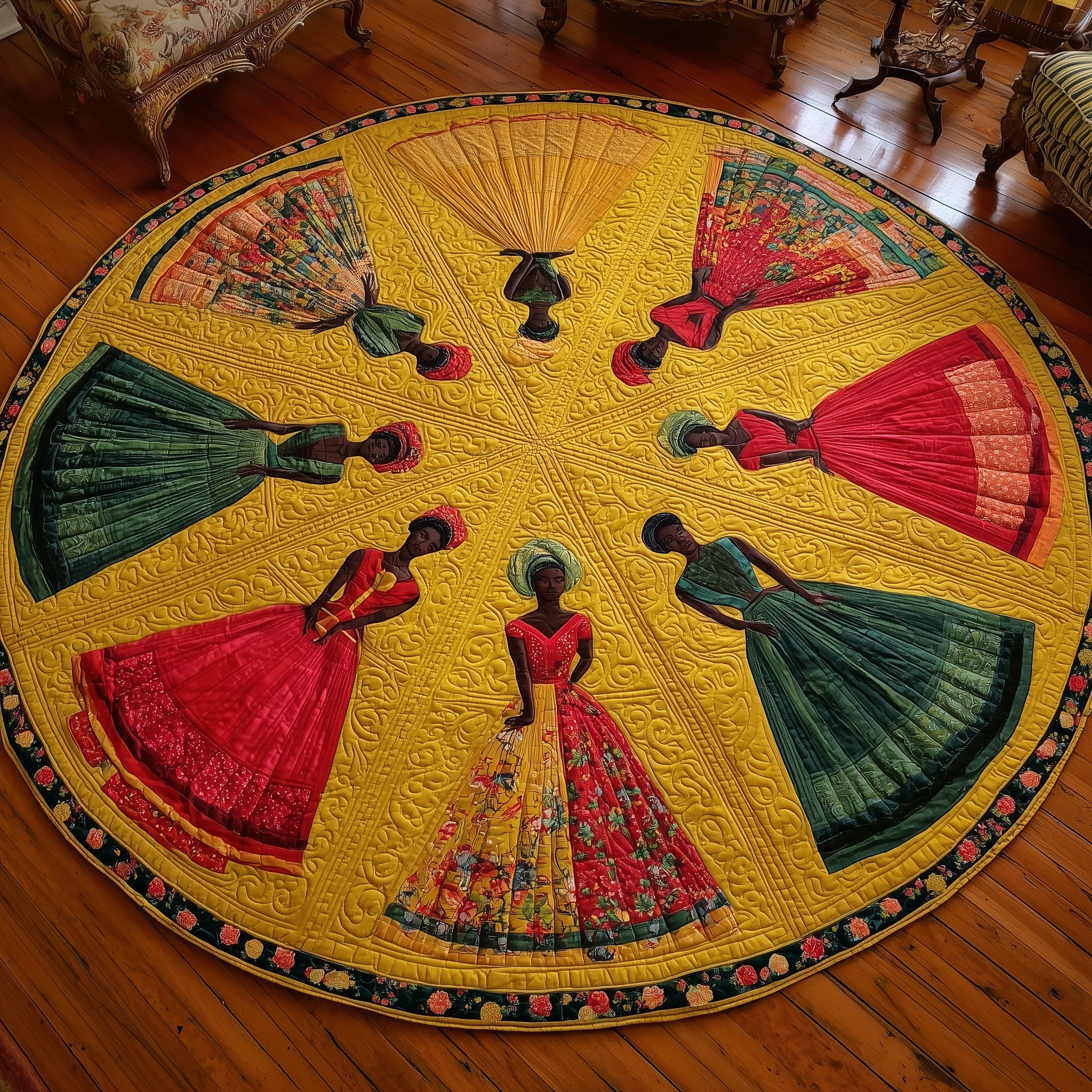 Soulbound Roots Quilted Round Mat GFTOTL4994 – Patchique Store