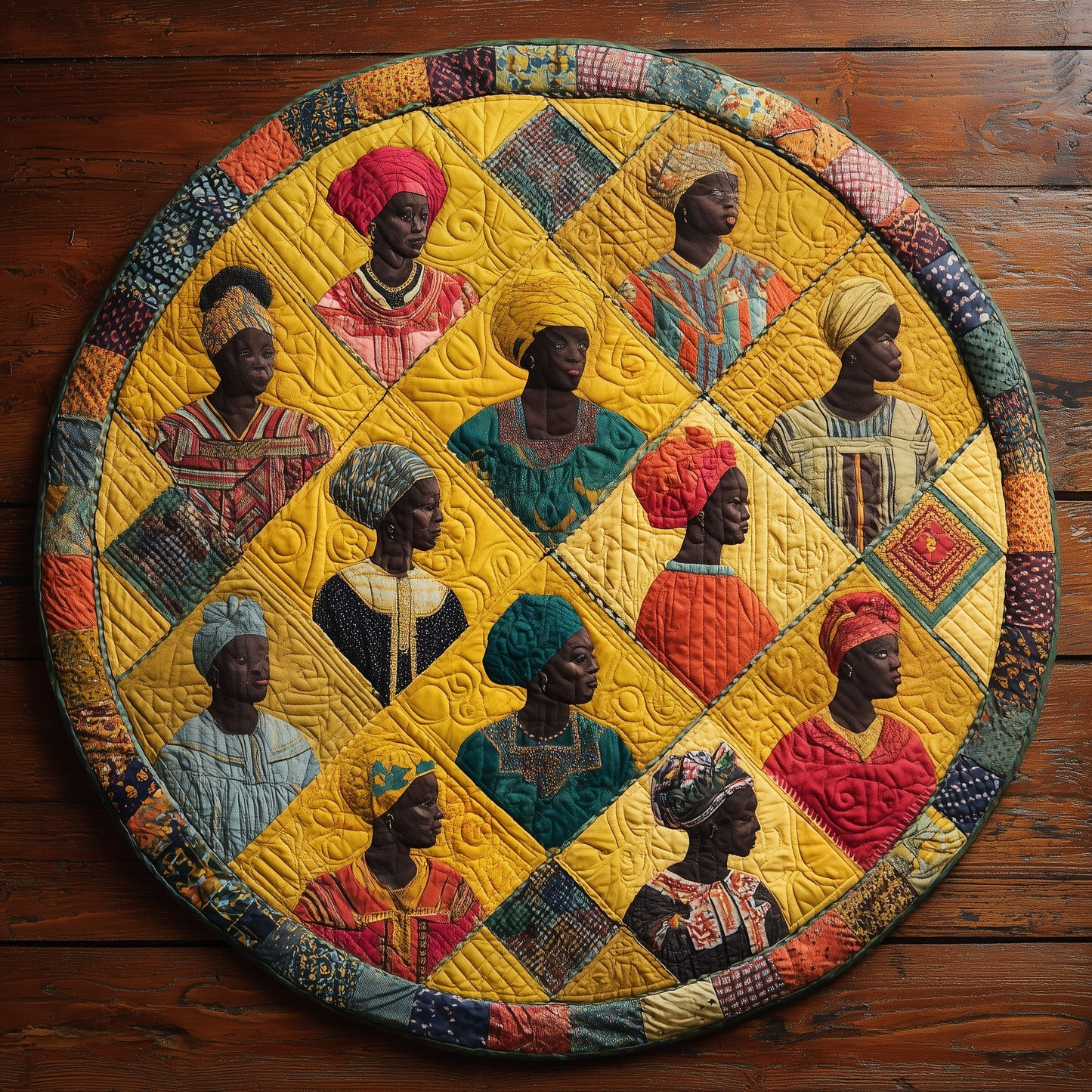Soulbound Roots Quilted Round Mat GFTOTL4998
