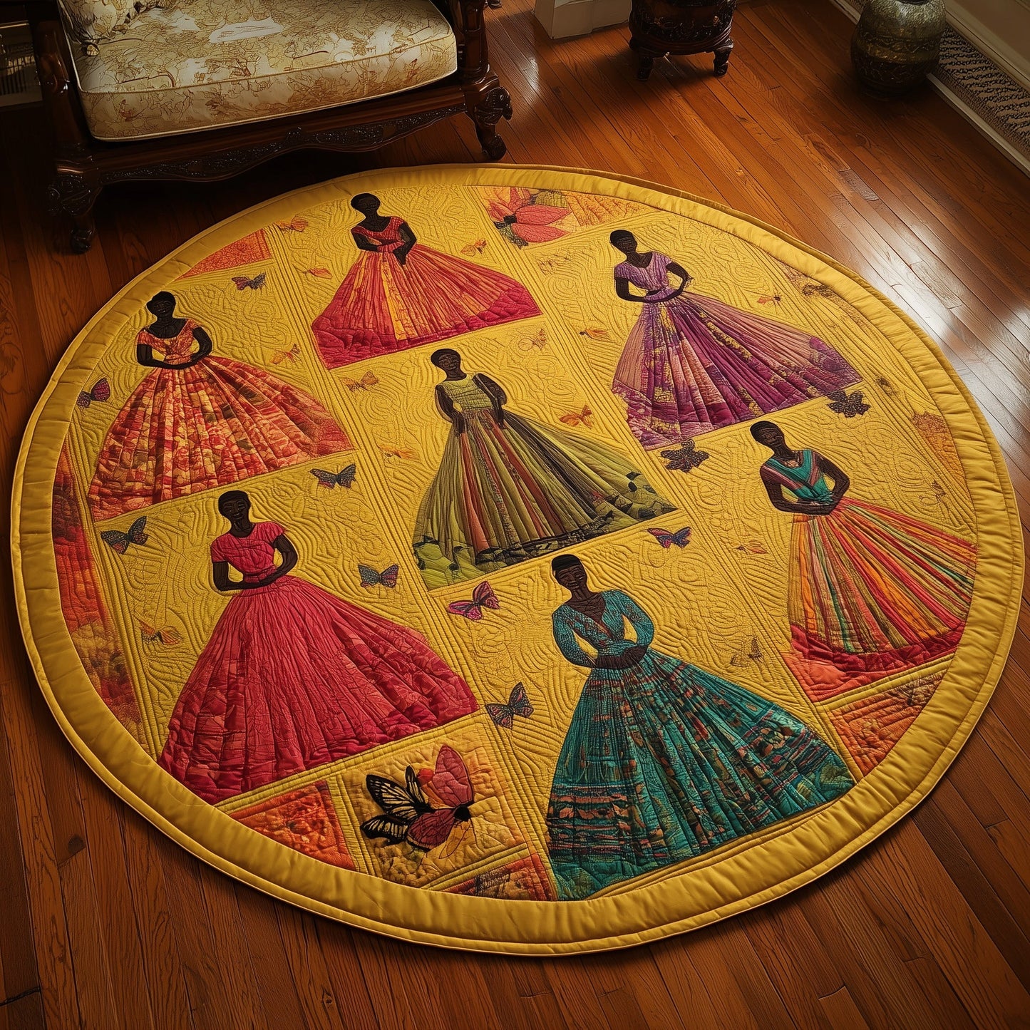 Soulbound Roots Quilted Round Mat GFTOTL4999