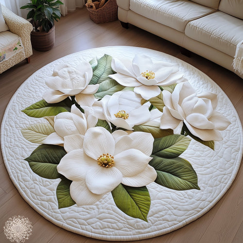 Elegant Blooms Quilted Round Mat GFTOTL5057