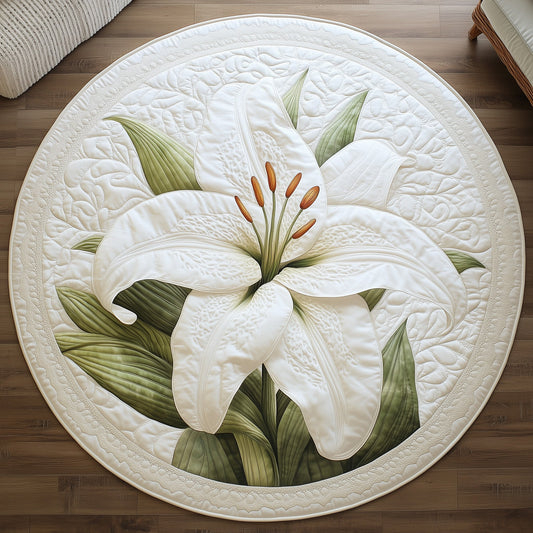 Elegant Blooms Quilted Round Mat GFTOTL5059