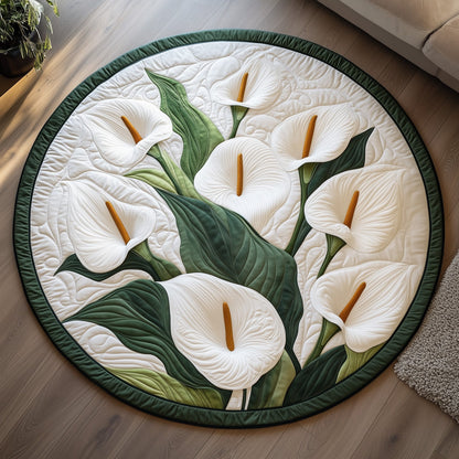 Elegant Blooms Quilted Round Mat GFTOTL5060