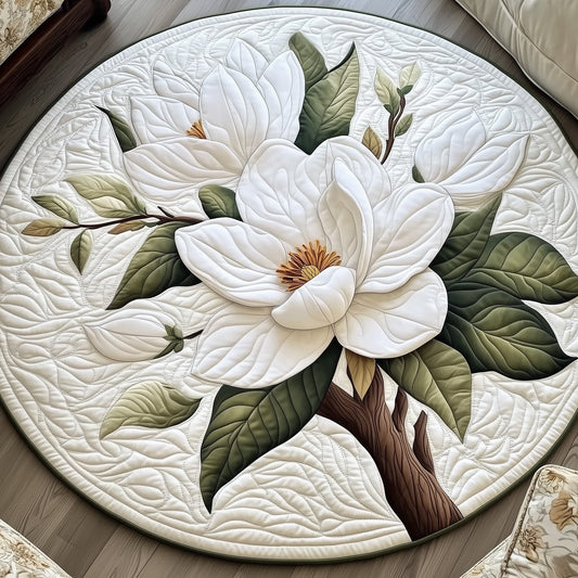 Elegant Blooms Quilted Round Mat GFTOTL5062