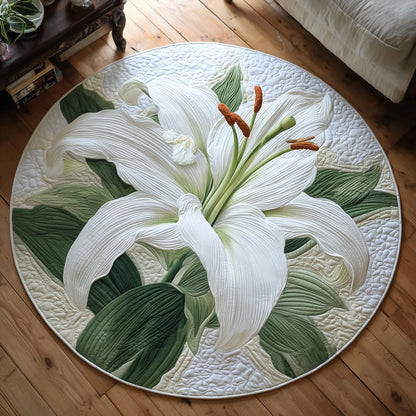 Elegant Blooms Quilted Round Mat GFTOTL5065