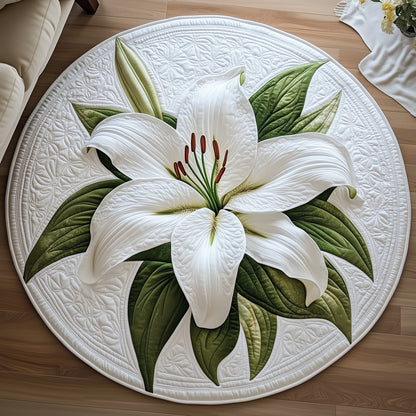 Elegant Blooms Quilted Round Mat GFTOTL5066