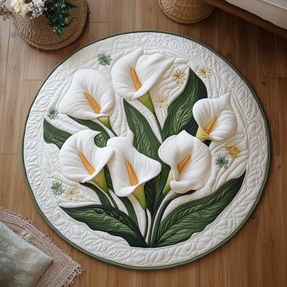 Elegant Blooms Quilted Round Mat GFTOTL5070