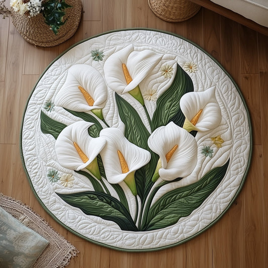 Elegant Blooms Quilted Round Mat GFTOTL5070