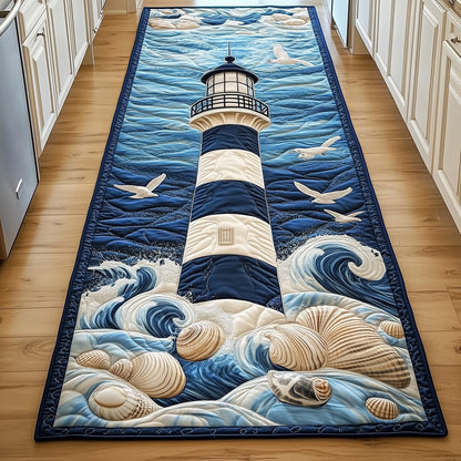 Stormy Waves Lighthouse Runner Rug GFTOTL5074