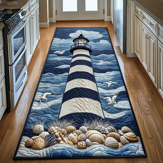 Stormy Waves Lighthouse Runner Rug GFTOTL5076