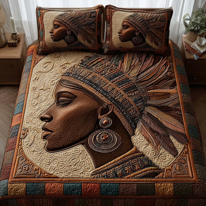 Magnificent Melanin 3-Piece Quilted Bedding Set GFTOTL5117