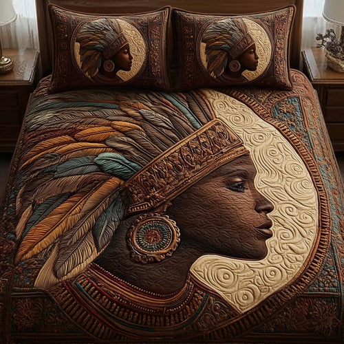 Magnificent Melanin 3-Piece Quilted Bedding Set GFTOTL5118