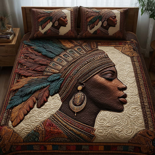 Magnificent Melanin 3-Piece Quilted Bedding Set GFTOTL5120