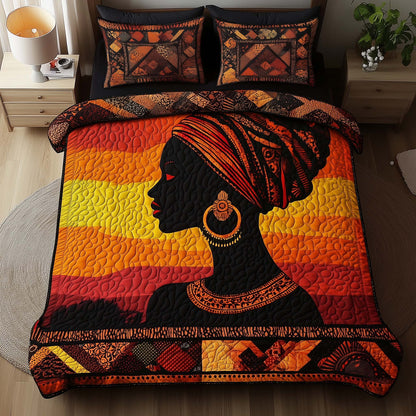 Magnificent Melanin 3-Piece Quilted Bedding Set GFTOTL5124