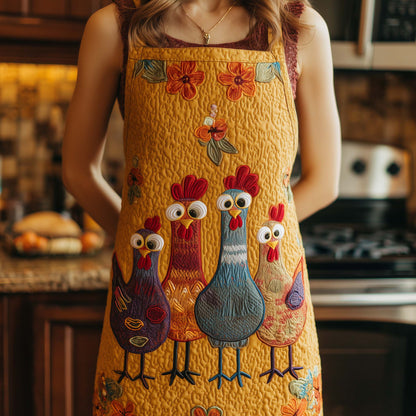 Funky Chicken Quilted Apron GFTOTL5190
