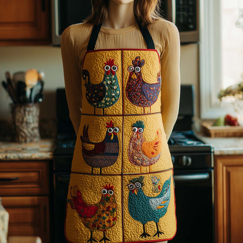 Funky Chicken Quilted Apron GFTOTL5191