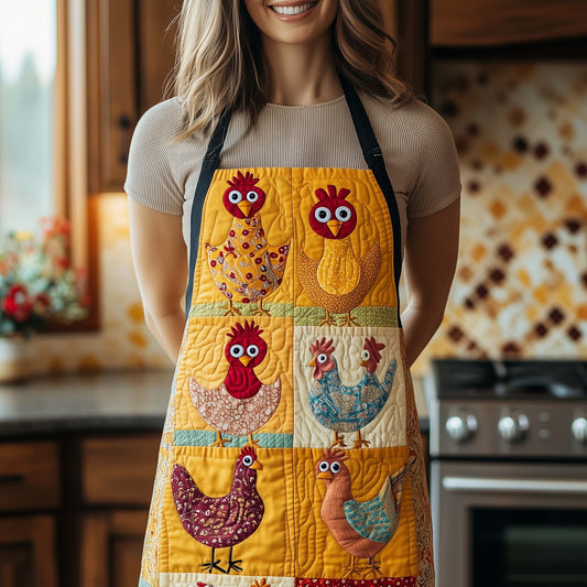Funky Chicken Quilted Apron GFTOTL5192