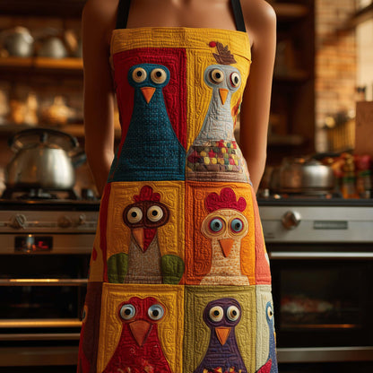 Funky Chicken Quilted Apron GFTOTL5195
