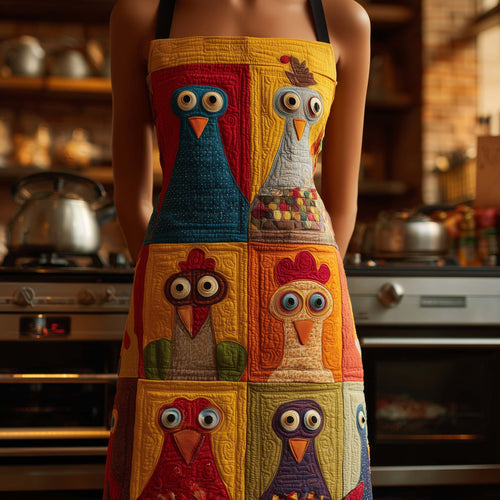 Funky Chicken Quilted Apron GFTOTL5195