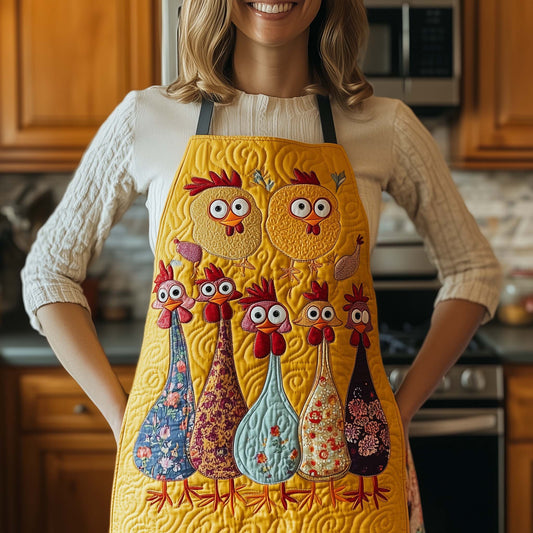 Funky Chicken Quilted Apron GFTOTL5197