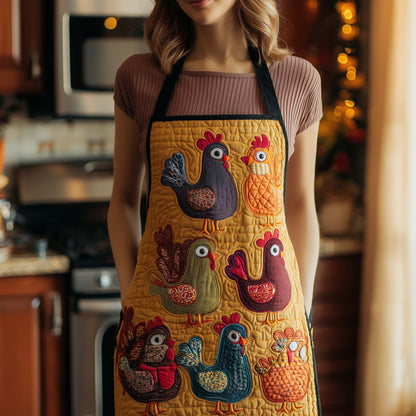 Funky Chicken Quilted Apron GFTOTL5198