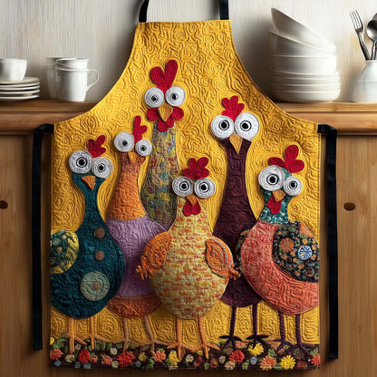 Funky Chicken Quilted Apron GFTOTL5199