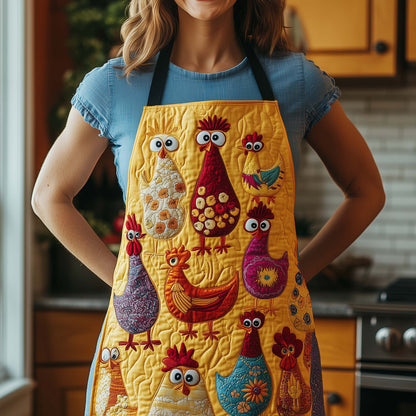 Funky Chicken Quilted Apron GFTOTL5200