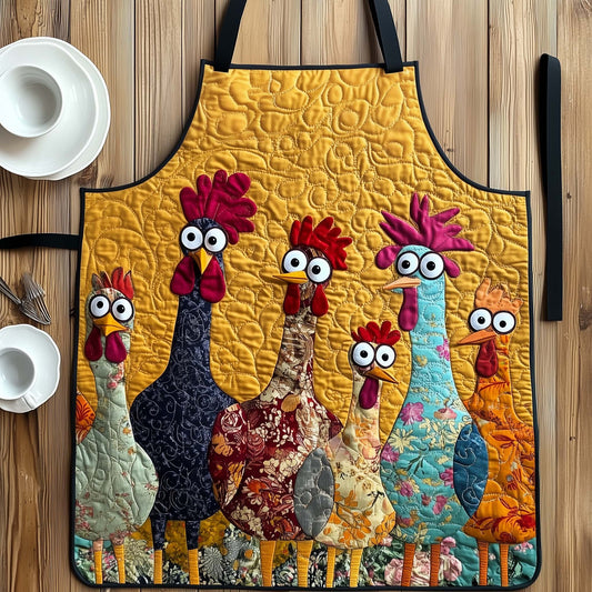 Funky Chicken Quilted Apron GFTOTL5201