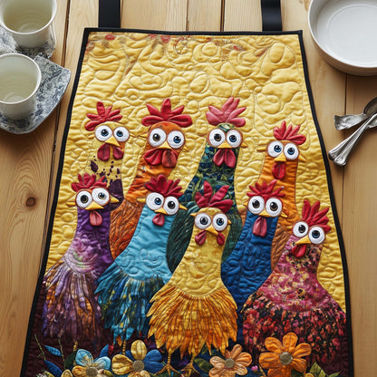 Funky Chicken Quilted Apron GFTOTL5202