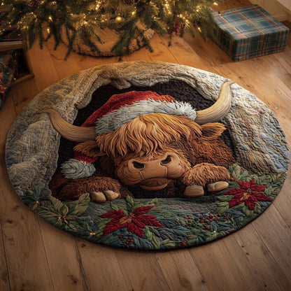 Festive Farmstead Quilted Round Mat GFTOTL5229