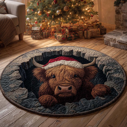 Festive Farmstead Quilted Round Mat GFTOTL5230