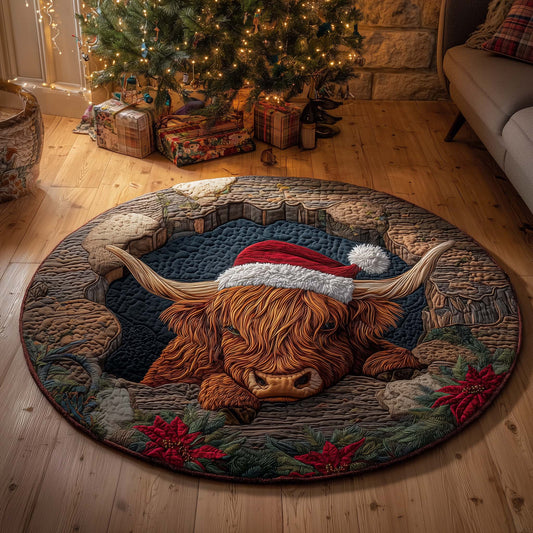 Festive Farmstead Quilted Round Mat GFTOTL5233