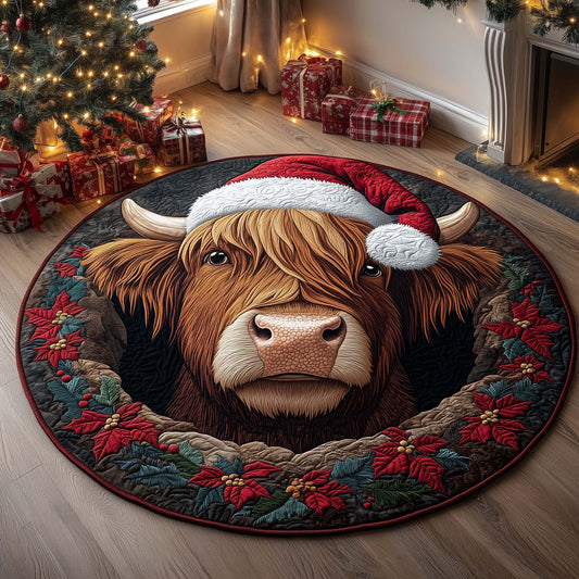 Festive Farmstead Quilted Round Mat GFTOTL5234