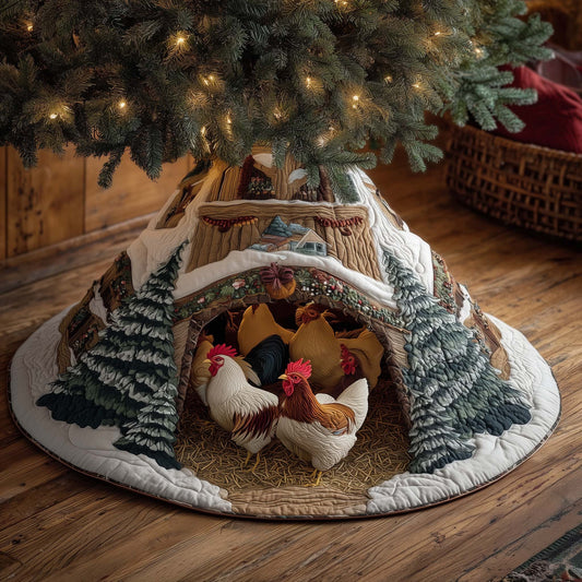 Holiday Farmstead Quilted Tree Skirt GFTOTL5248