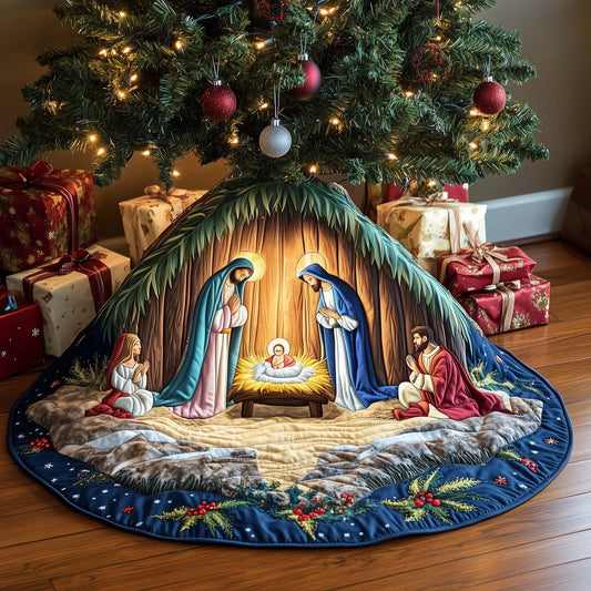 Nativity Scene Quilted Tree Skirt GFTOTL5251