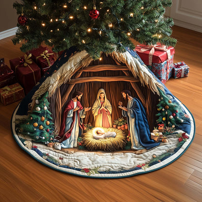 Nativity Scene Quilted Tree Skirt GFTOTL5252