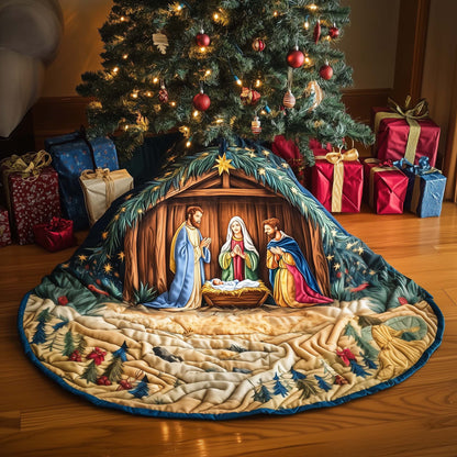Nativity Scene Quilted Tree Skirt GFTOTL5254