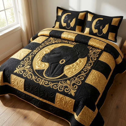 Heritage Soul 3-Piece Quilted Bedding Set GFTOTL5356