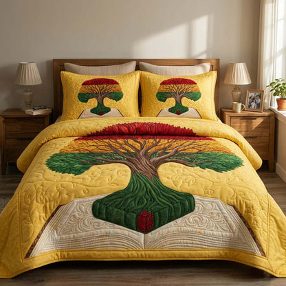 Soulbound Roots 3-Piece Quilted Bedding Set GFTOTL5358