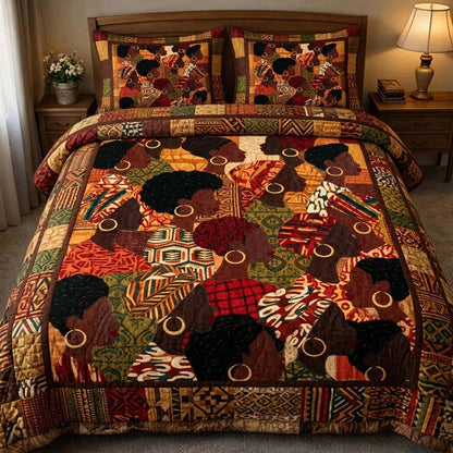 Heritage Soul 3-Piece Quilted Bedding Set GFTOTL5360