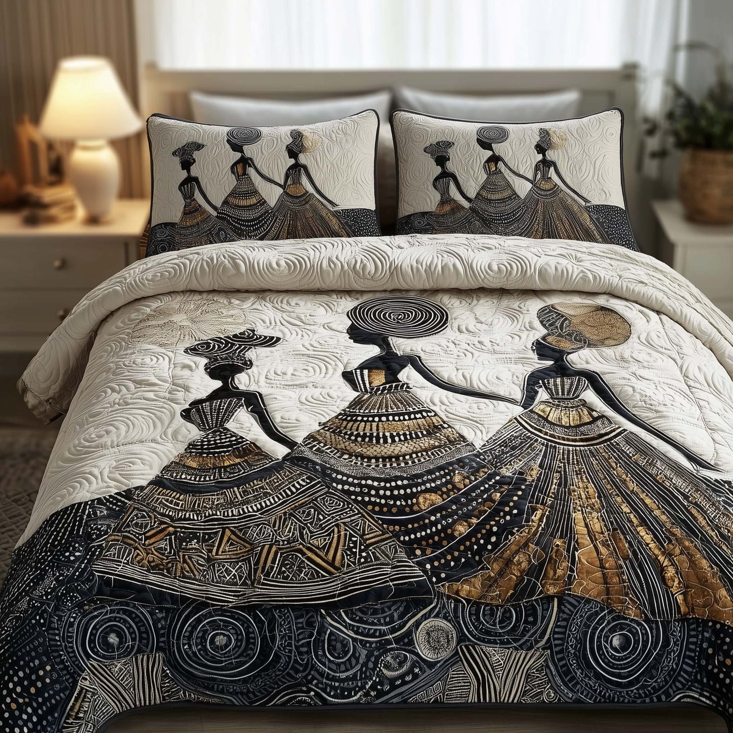 Heritage Soul 3-Piece Quilted Bedding Set GFTOTL5362