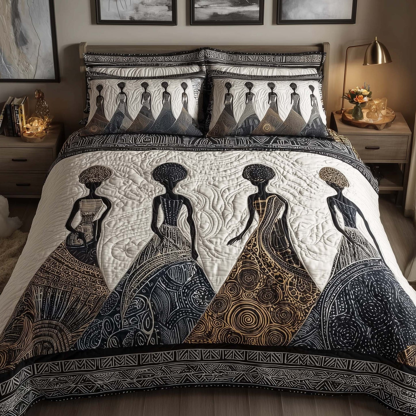 Heritage Soul 3-Piece Quilted Bedding Set GFTOTL5363