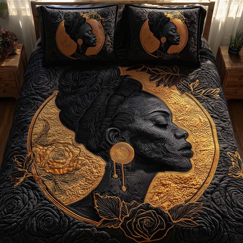 Afro Soul 3-Piece Quilted Bedding Set GFTOTL5365