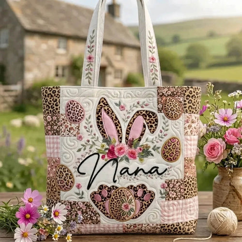 Nana Bunny Quilted Tote Bag GFTOTL5420
