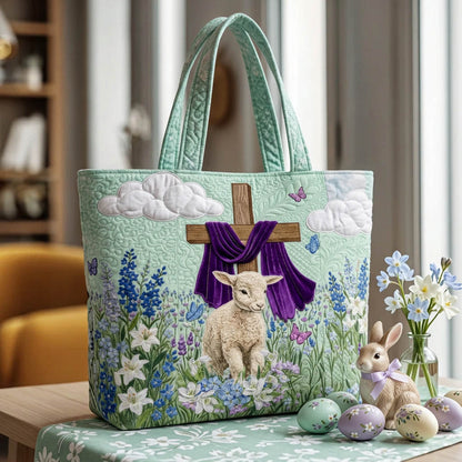Lamb of Grace Quilted Tote Bag GFTOTL5424