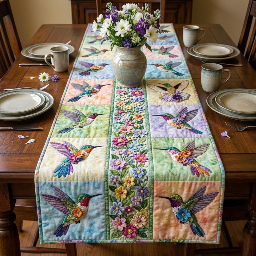 Blossom and Flight Quilted Table Runner GFTOTL5436