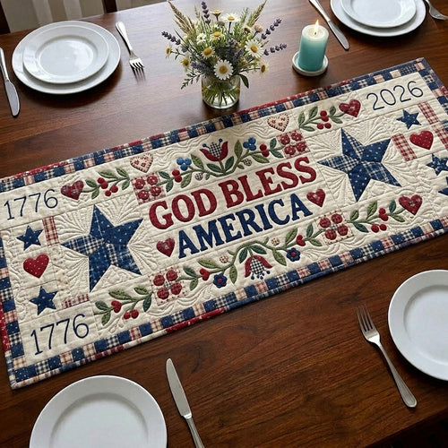 Heritage Country Pride Quilted Table Runner GFTOTL5447