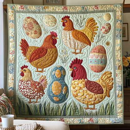Hens Quilted Blanket GFTOTL554