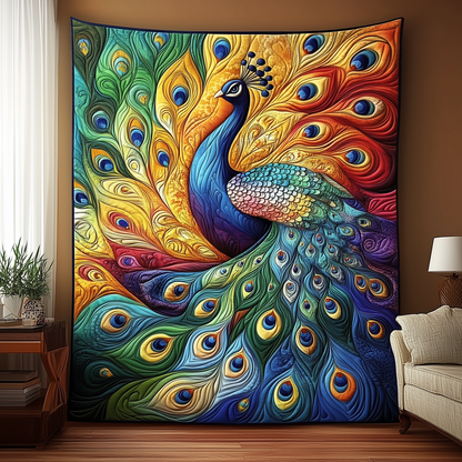 Peacock Quilted Blanket GFTOTL705