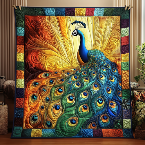 Peacock Quilted Blanket GFTOTL708